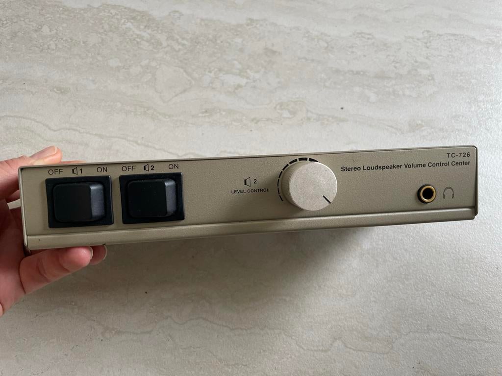 Stereo Luidspreker Volumeregelaar, Ophalen of Verzenden, Gebruikt