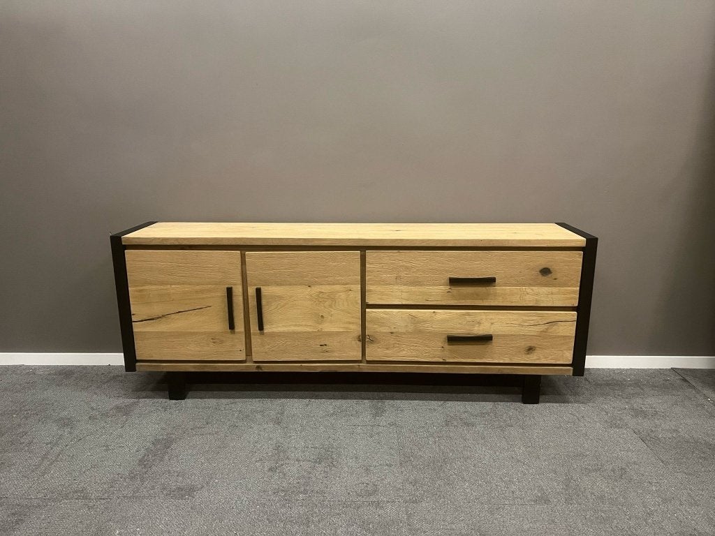 Brooklyn dressoir 210 cm van Happy@home, 5 laden of meer, 200 cm of meer, Eikenhout, Nieuw