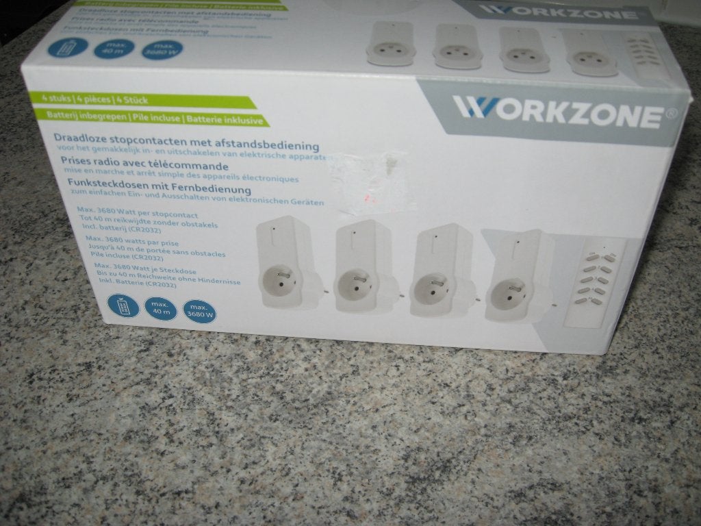 Draadloze stopcontacten 4stuks met afstands bediening, Doe-het-zelf en Verbouw, Elektra en Kabels, Ophalen, Nieuw, Stopcontact