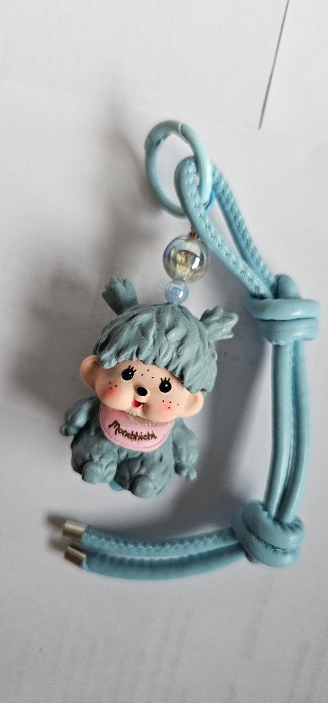 blauw monchihi keychain phone chain, Verzamelen, Ophalen of Verzenden, Nieuw, Overige typen
