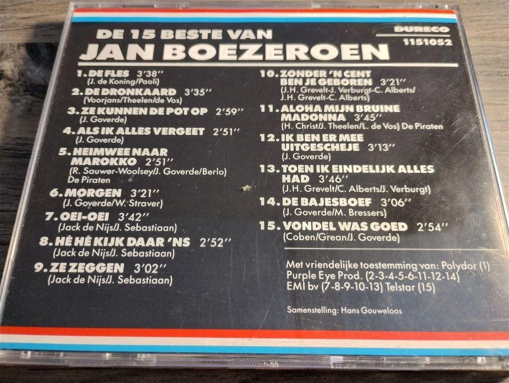 Jan Boezeroen ‎- De 15 Beste Van Jan Boezeroen, Ophalen of Verzenden, Zo goed als nieuw, Levenslied of Smartlap