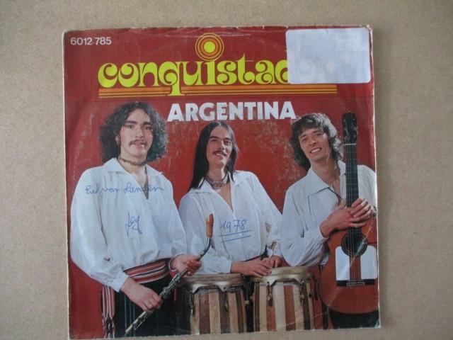 s1406 conquistador - argentina, Cd's en Dvd's, Ophalen, Gebruikt, Overige genres, 7 inch
