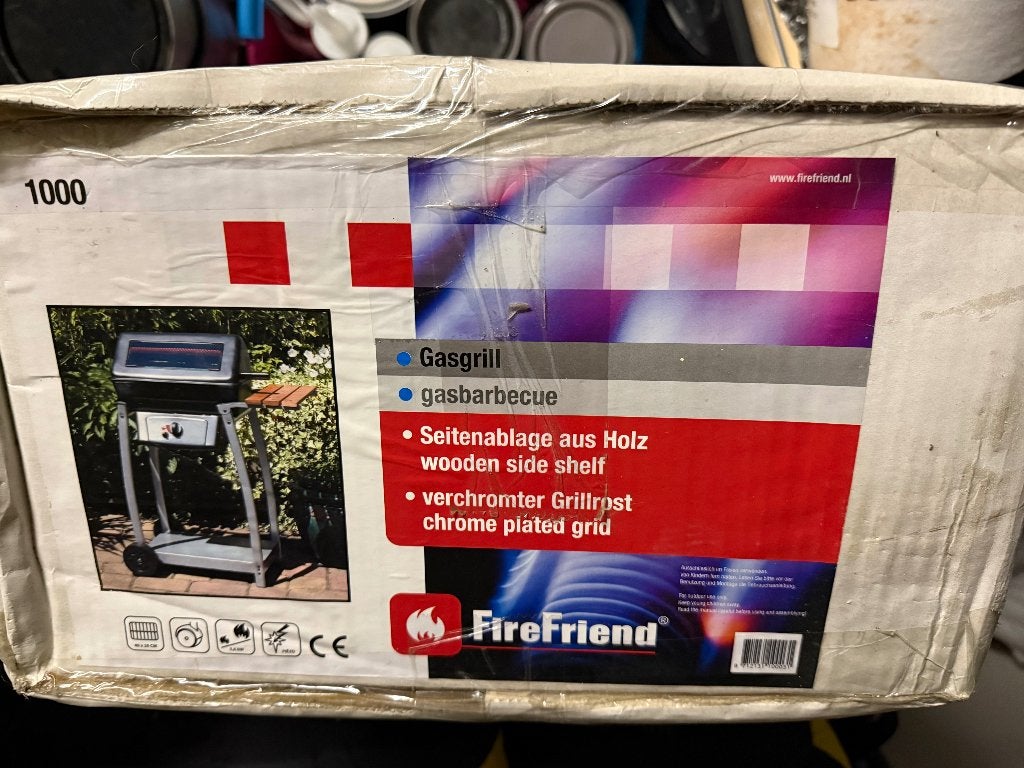 Nieuwe FireFriend Gasbarbecue 1000 – In Originele Doos!, Tuin en Terras, Ophalen, Nieuw, FireFriend