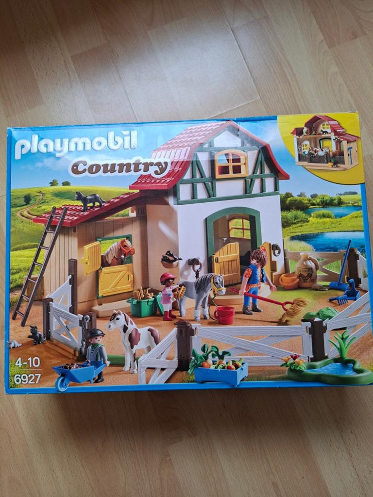 6927 Playmobil Country Ponypark, Kinderen en Baby's, Speelgoed | Playmobil, Ophalen of Verzenden, Zo goed als nieuw, Complete set