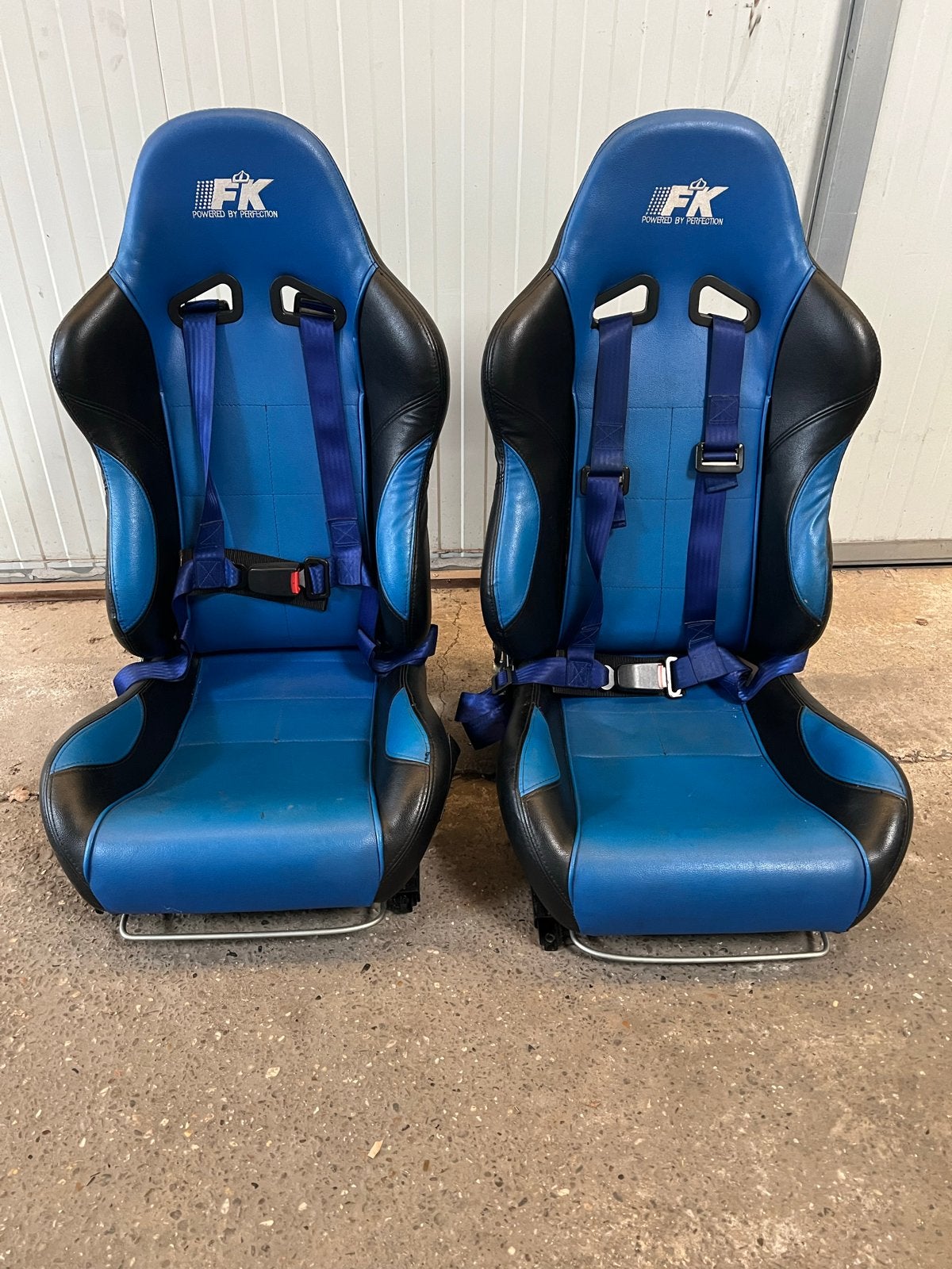 Leren FK kuipstoelen op EK rails, Ophalen, Gebruikt, Honda