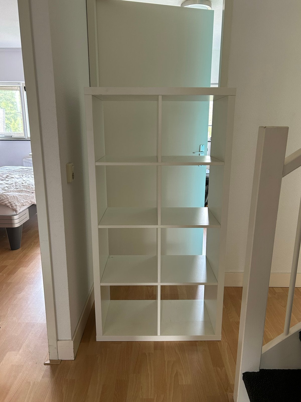 IKEA Kallax Kast met 8 vakken inclusief dozen, Ophalen, Gebruikt