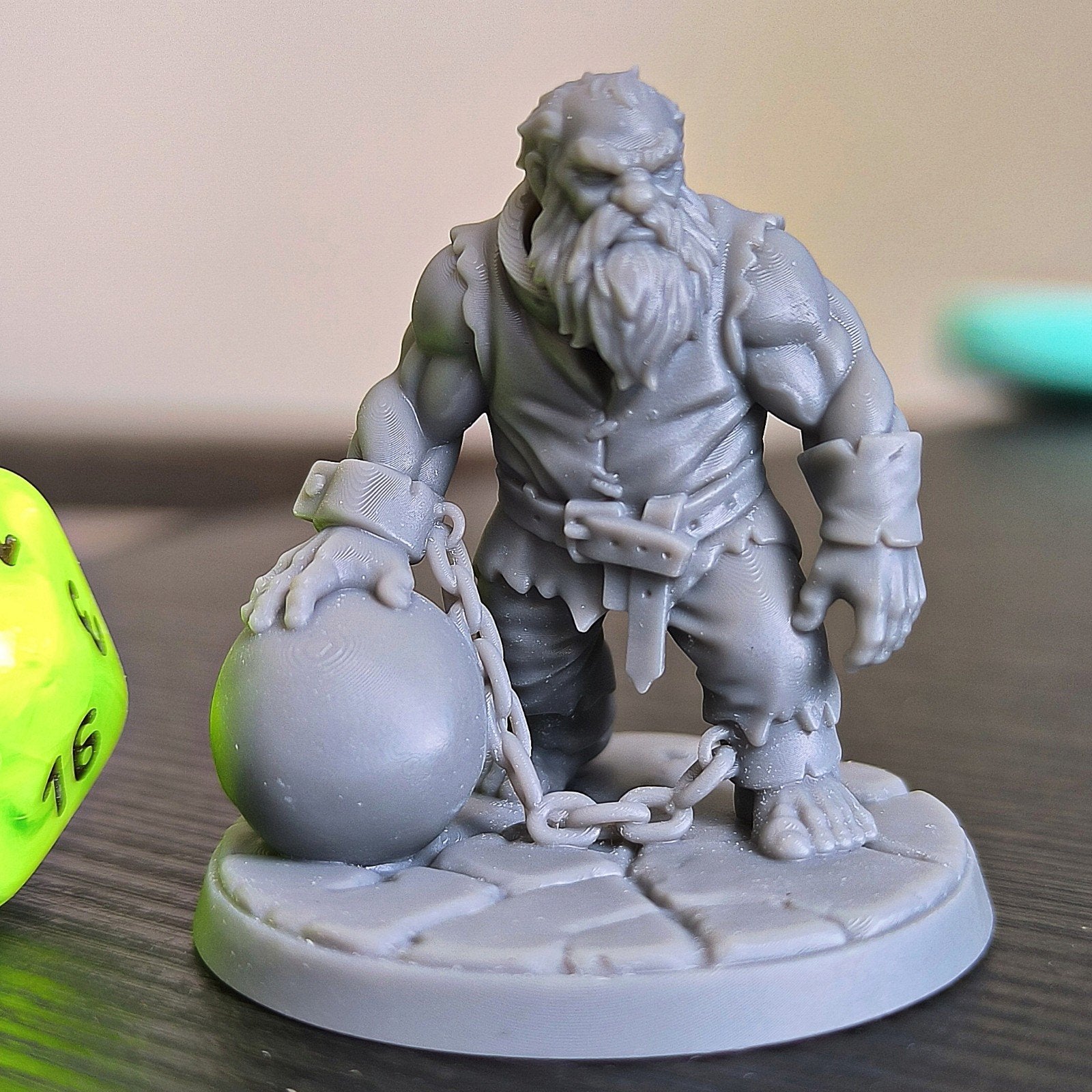 Dwarf prisoner Miniature D&D HQ dungeon's and dragons, Ophalen of Verzenden, Overige soorten