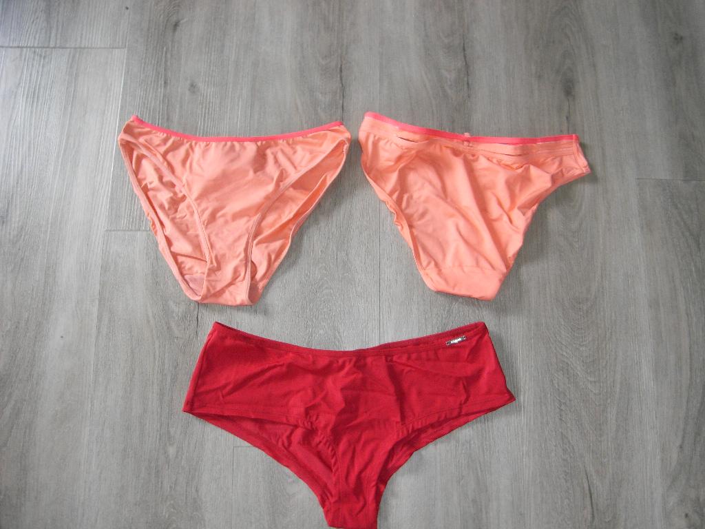 2x slips MARLIES DEKKERS mt L 1x SAPPH rood, 1x Dyanne felro, Marlies Dekkers, Ophalen of Verzenden, Overige kleuren, Slip