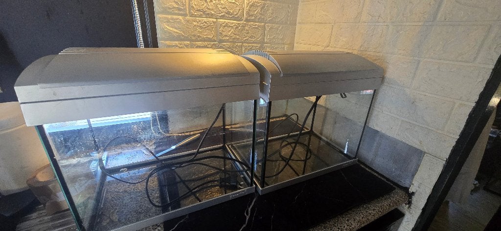 Klein aquarium, Ophalen, Zo goed als nieuw, Superfish, Inclusief deksel