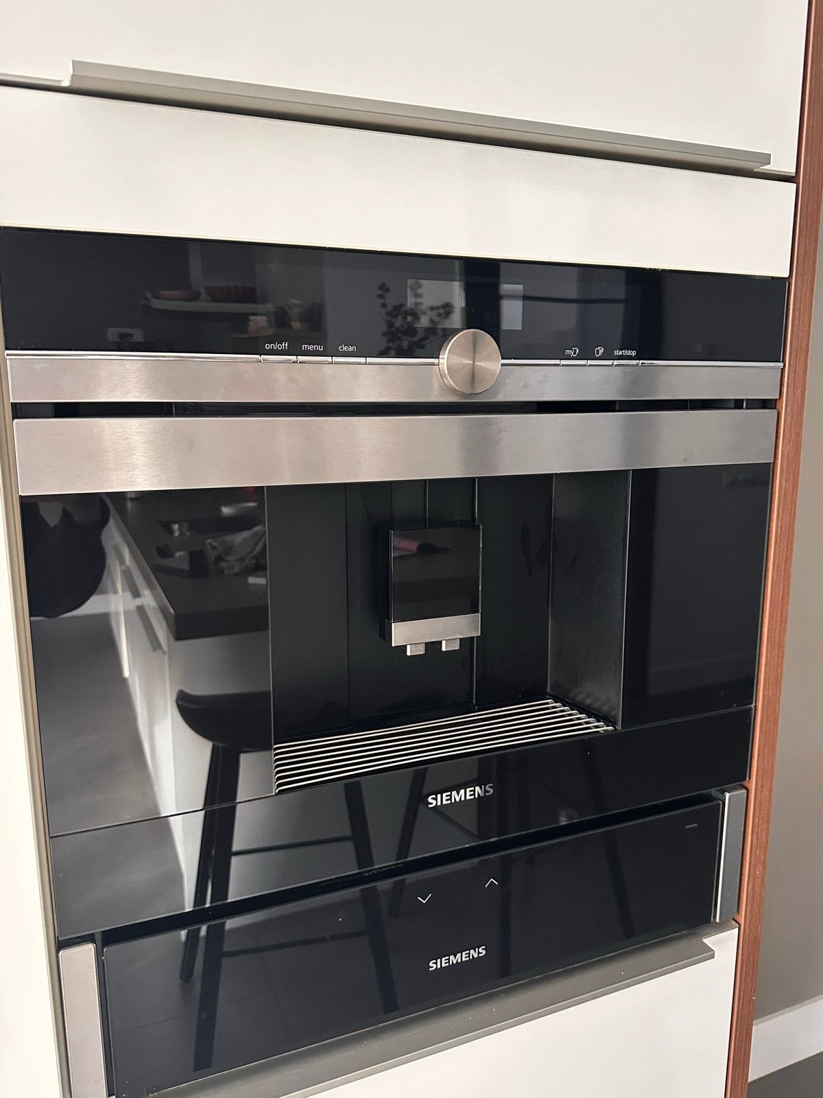 Siemens inbouw koffiemachine - perfecte koffie thuis, Witgoed en Apparatuur, Ophalen, Gebruikt, 10 kopjes of meer, Koffiemachine