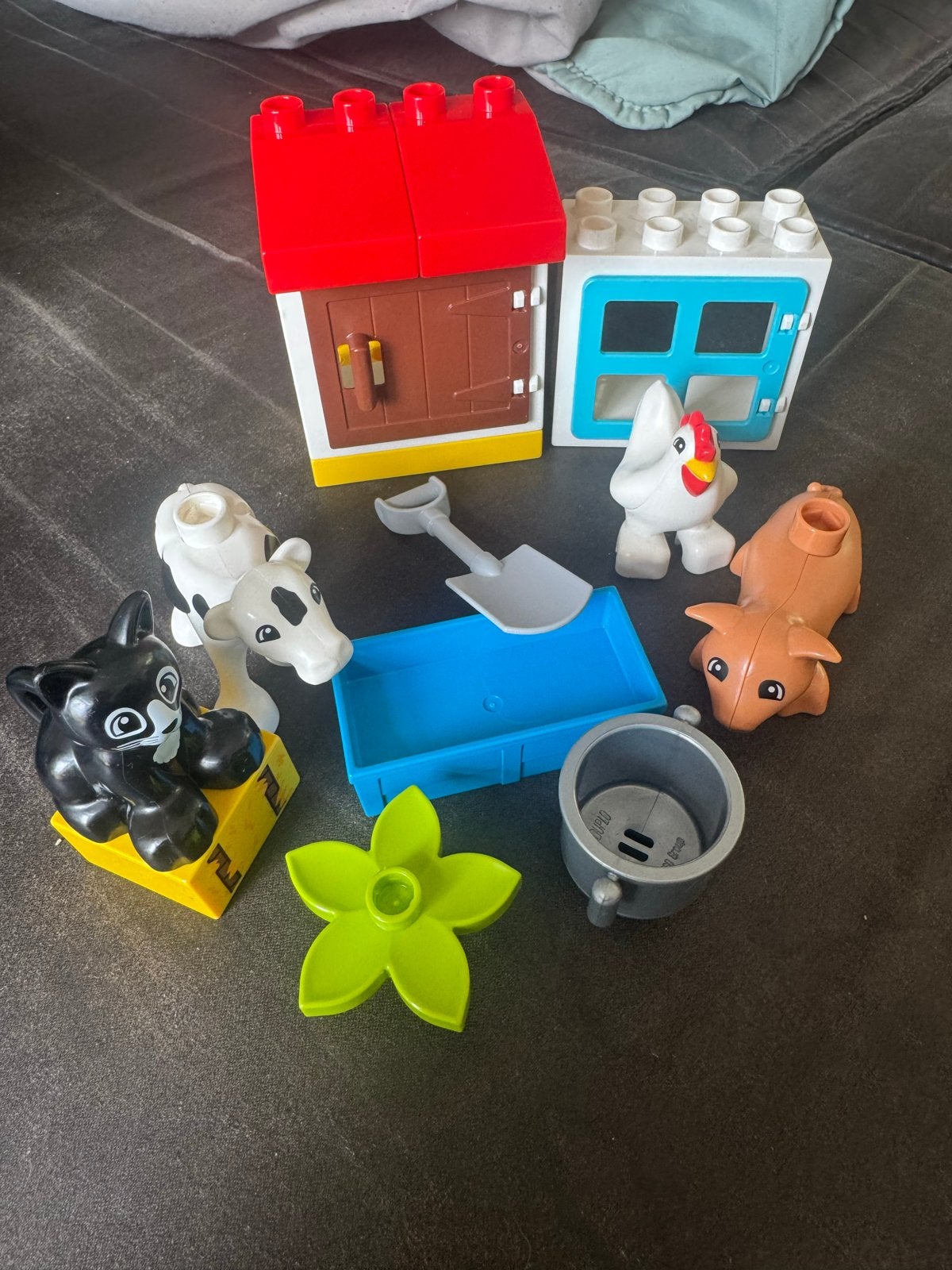 Lego Duplo 10870 Boerderijdieren en Huisje, Ophalen of Verzenden, Gebruikt