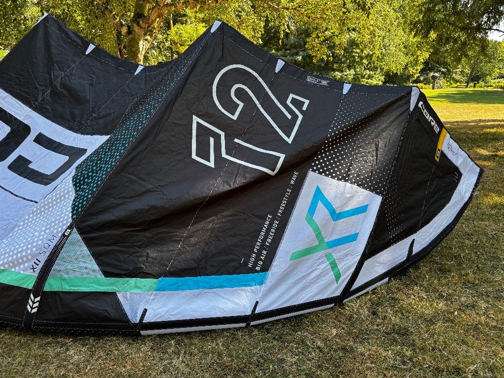 Core XR8 12m - Black / White, Geen board, Ophalen of Verzenden, Zo goed als nieuw, Kite