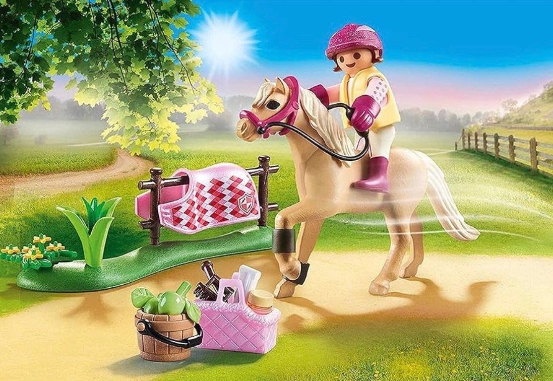 Playmobil paard met ruiter, Ophalen of Verzenden, Gebruikt, Meisje