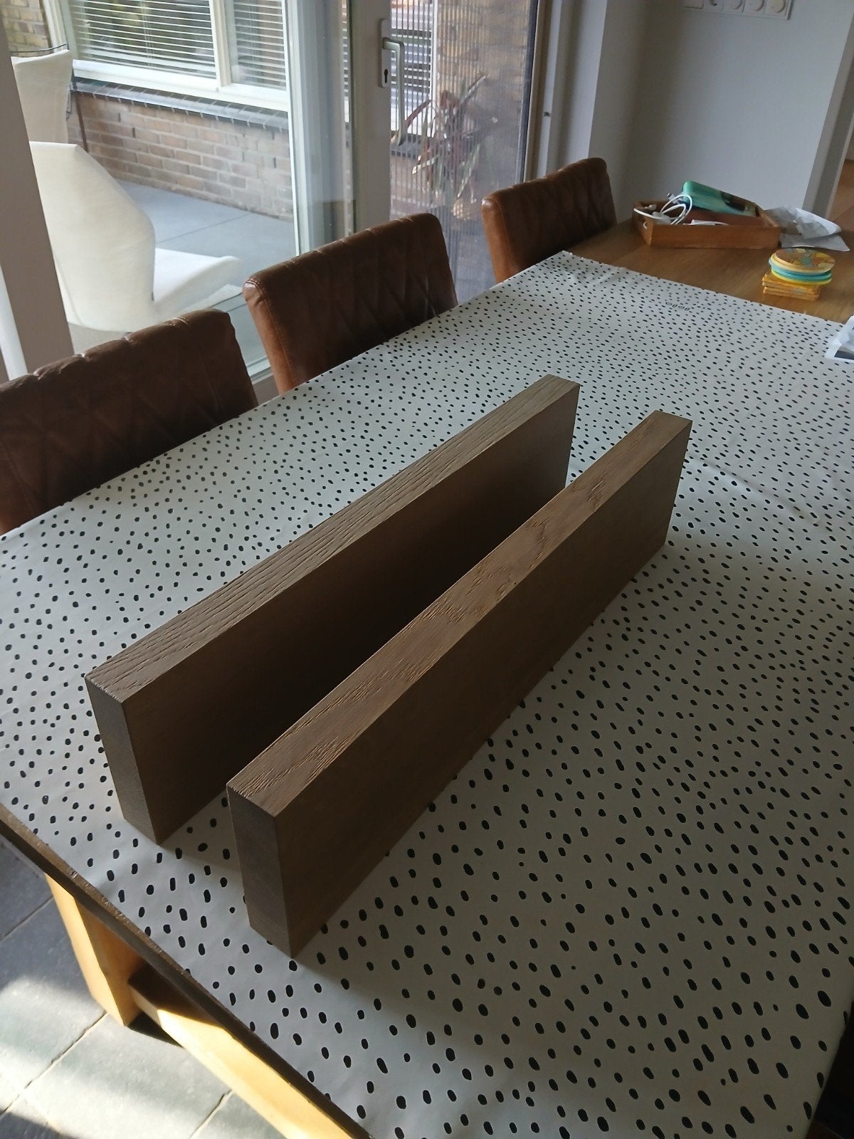 2 Looxx Wooden Wall Shelf Free Planchet 60x15x4 cm Old Grey, Ophalen, Nieuw