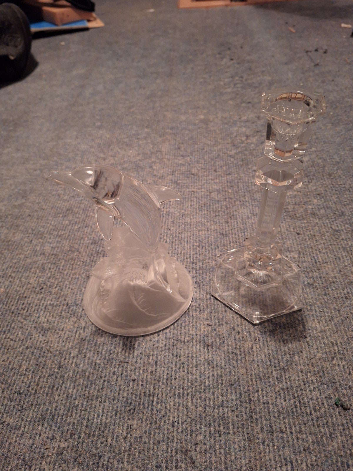 beeldjes, Glas, Ophalen of Verzenden, Zo goed als nieuw