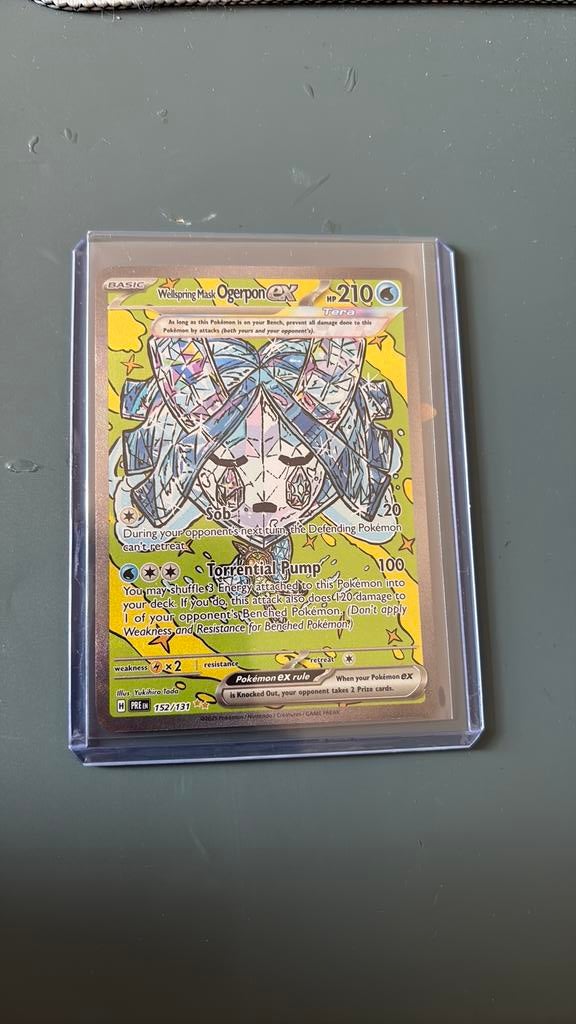 Wellspring mask ogerpon ex 152/131, Ophalen of Verzenden, Zo goed als nieuw