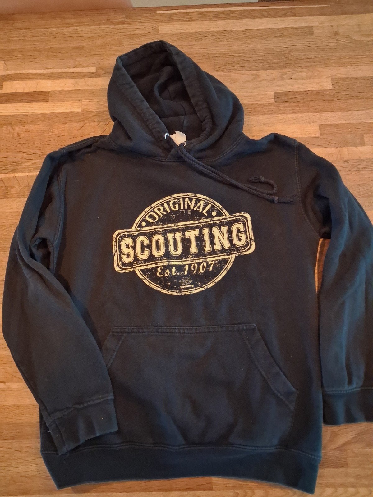 Donkerblauwe Scouting Hoodie trui maat 158/164 (XS), Ophalen, Gebruikt, Kleding