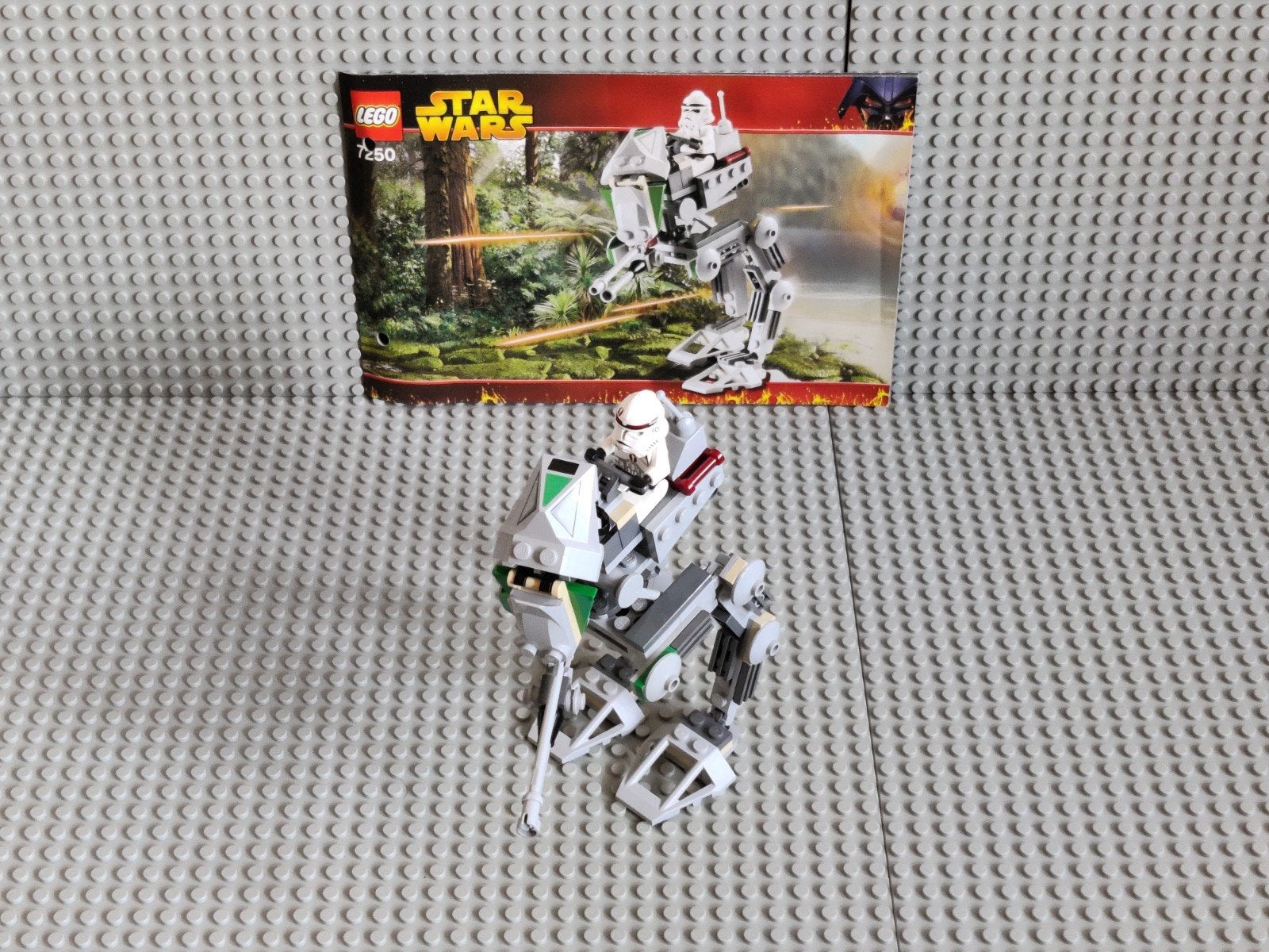 Lego Star Wars 7250 Clone Scout Walker uit 2005 compleet, Compleet, Gebruikt, Star Wars, Lego