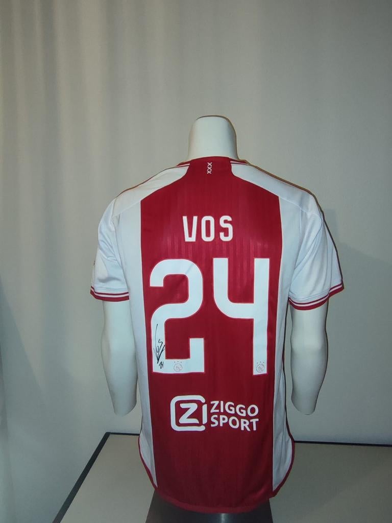 Silvano Vos gesigneerd Ajax shirt met coa, Ophalen of Verzenden, Nieuw, Ajax, Shirt