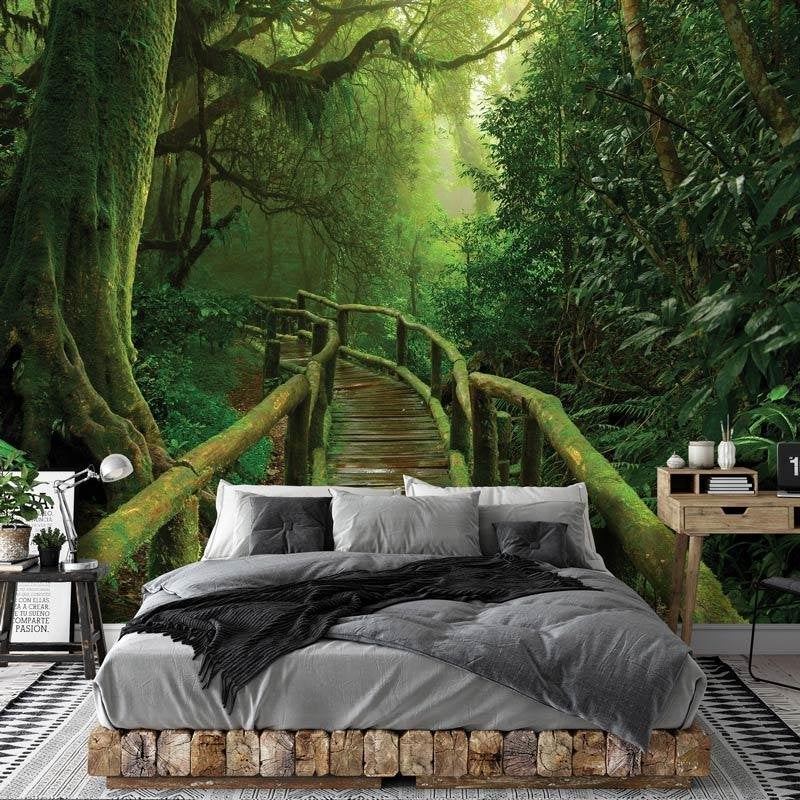 Fotobehang / Behang - Oerwoud - Regenwoud - In de Jungle, Overige patronen, Natuurlijk, Info@fotobehangkoning.nl, Fotobehang
