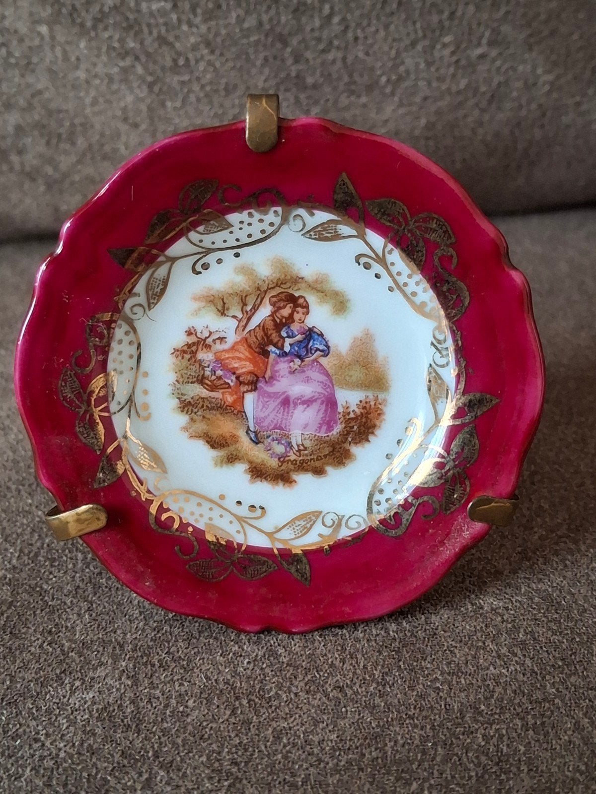 Mooi klein bordje Limoges, Ophalen of Verzenden