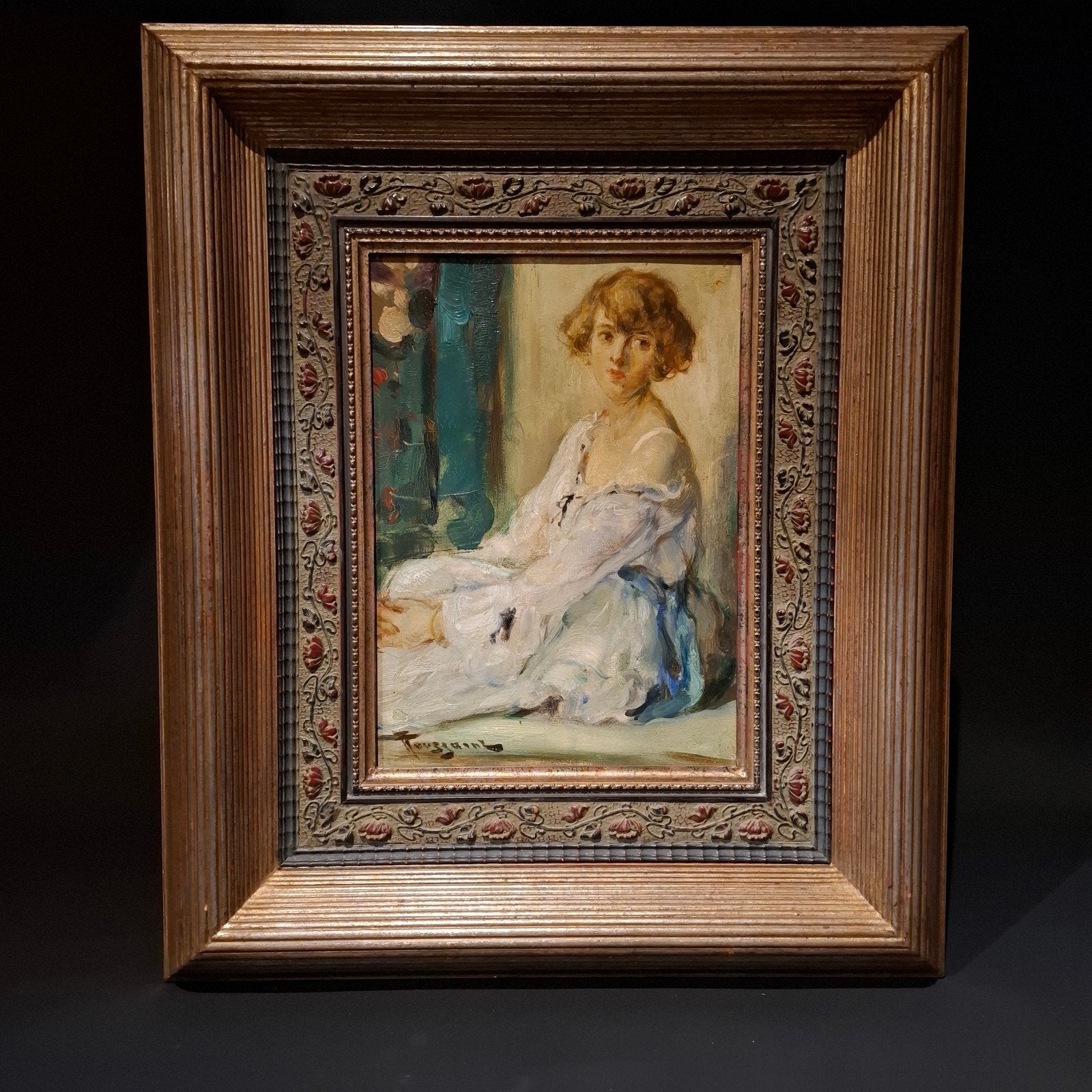 Olieverfschilderij Fernand Toussaint, Antiek en Kunst, Ophalen