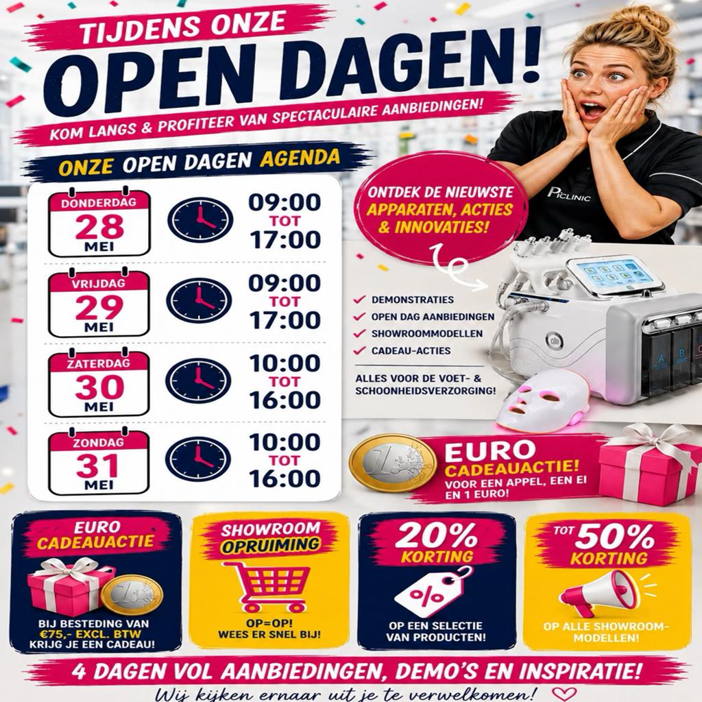 PODOMONIUM PEDICUREMOTOR NIEUW 50% KORTING OP SHOWROOMMODEL, Ophalen of Verzenden, Nieuw