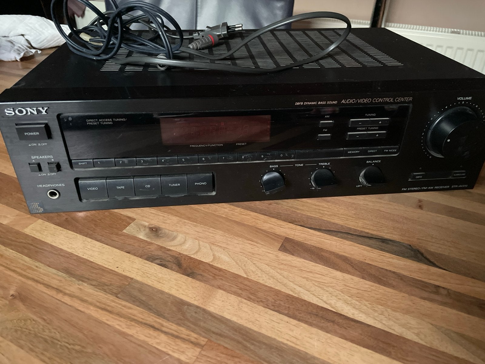 Sony STR-AV270X FM Stereo/FM-AM Receiver, Ophalen, Gebruikt, Sony, Minder dan 60 watt