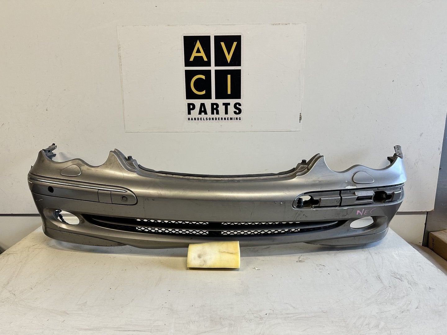 Mercedes C klasse W203 facelift voorbumper bumper origineel, Gebruikt, -, Voor, Ophalen of Verzenden