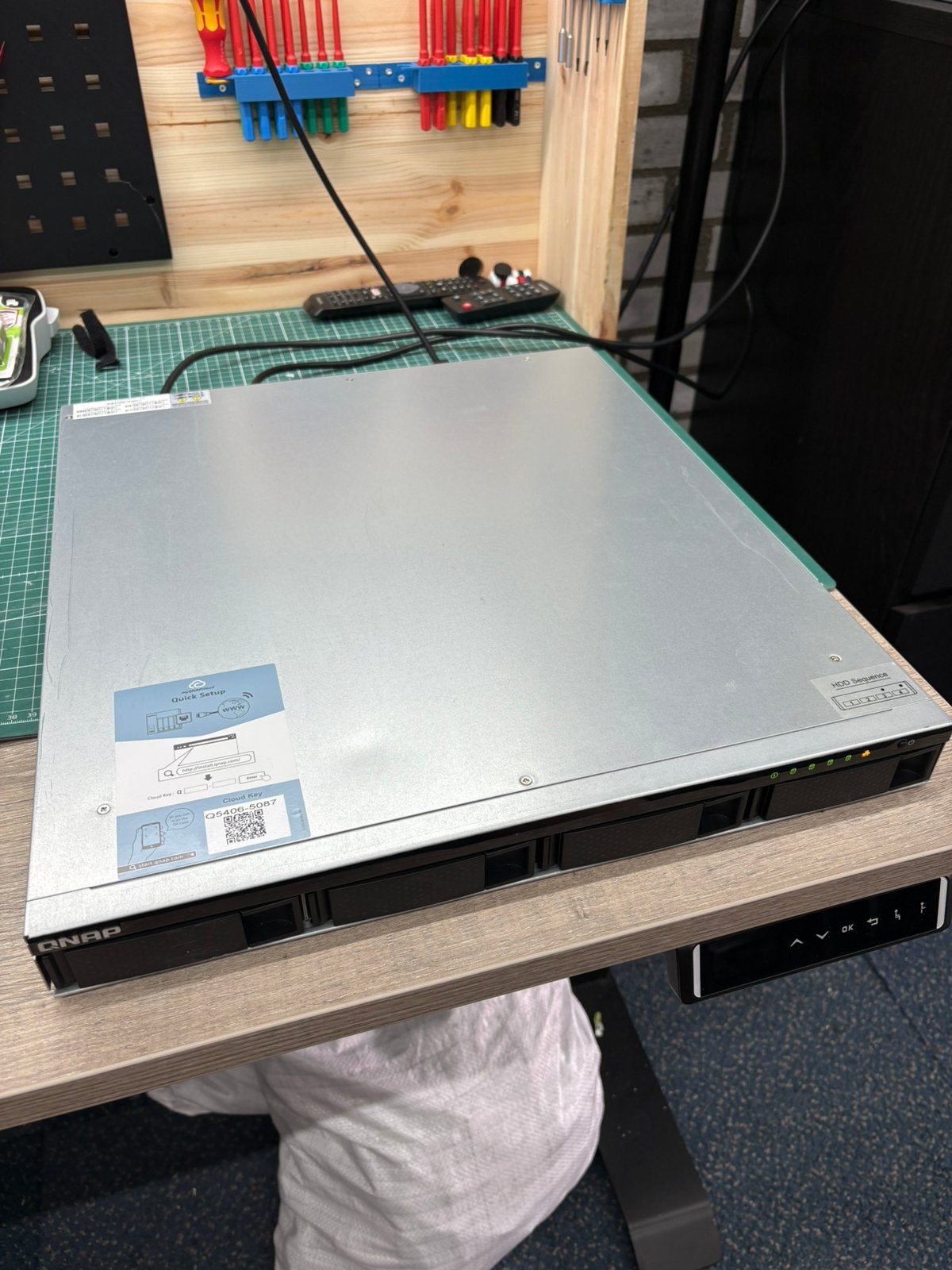 QNAP TS-453BU-RP Rack NAS + 24TB opslag, Computers en Software, NAS, Ophalen of Verzenden, Gebruikt