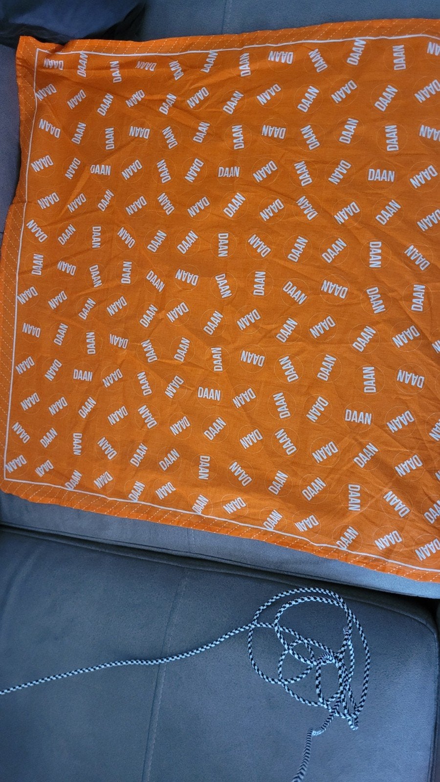 Oranje Daan bandana / sjaal, Daan, Ophalen of Verzenden, Zo goed als nieuw