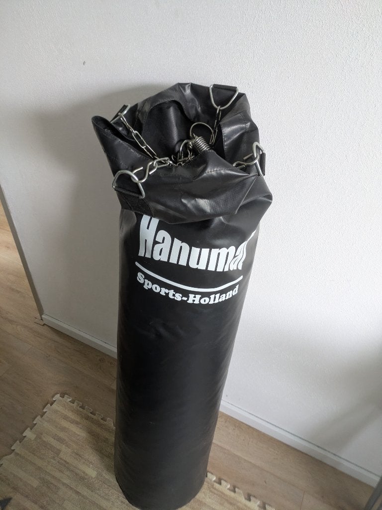 Grote bokszak met veer., Ophalen, Gebruikt, Bokszak