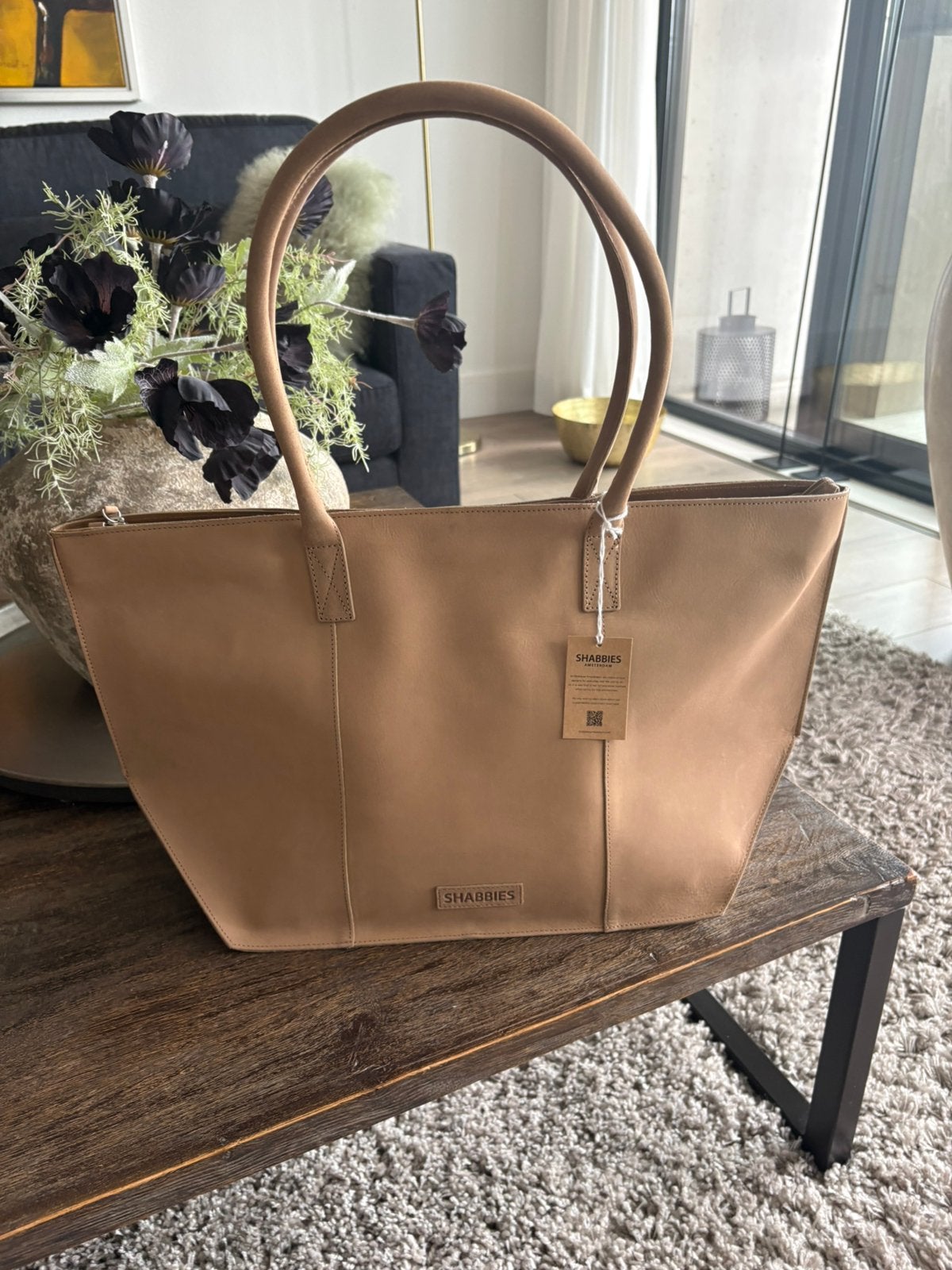 Prachtige nieuwe tas v Shabbies, Ophalen of Verzenden, Nieuw, Beige, Shopper