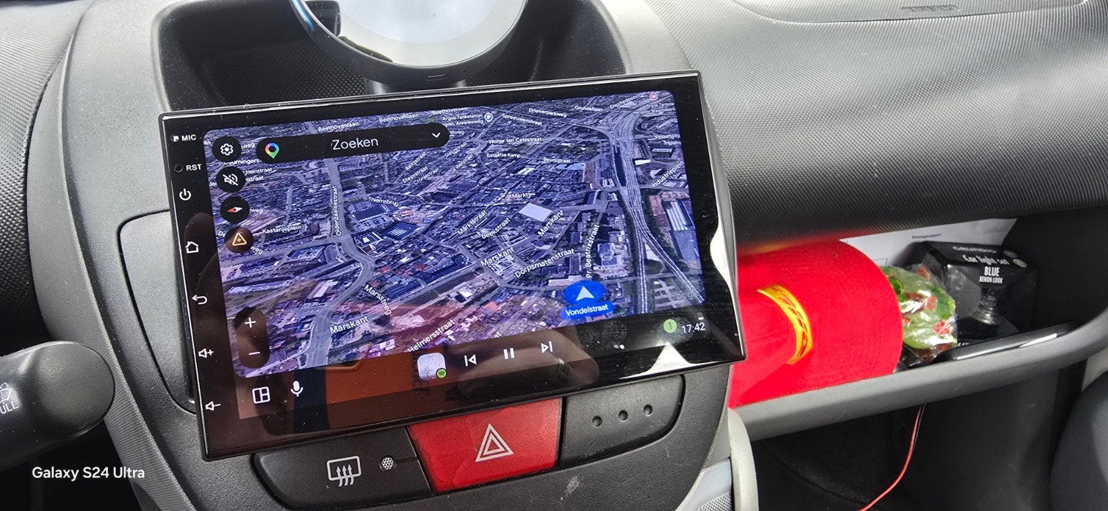 Car essentials 1 DIN carplay scherm, Ophalen