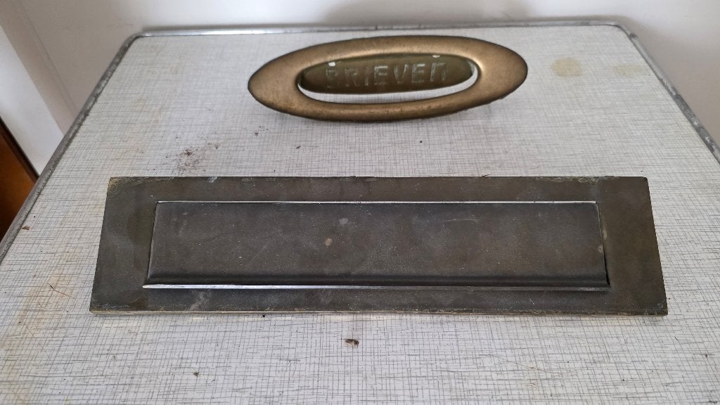antieke brievenbussen, Tuin en Terras, Brievenbussen, Ophalen of Verzenden, Gebruikt, IJzer