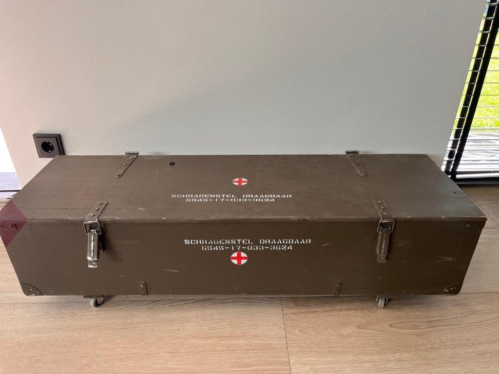 Legerkist, Huis en Inrichting, Ophalen, Minder dan 50 cm, Gebruikt, 150 tot 200 cm