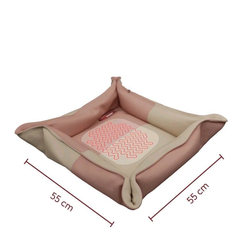 Stoov3 Nook als nieuw verwarmde huisdieren mand 55x55cm, Dieren en Toebehoren, Overige merken, Ophalen, Zo goed als nieuw, Hondenmand