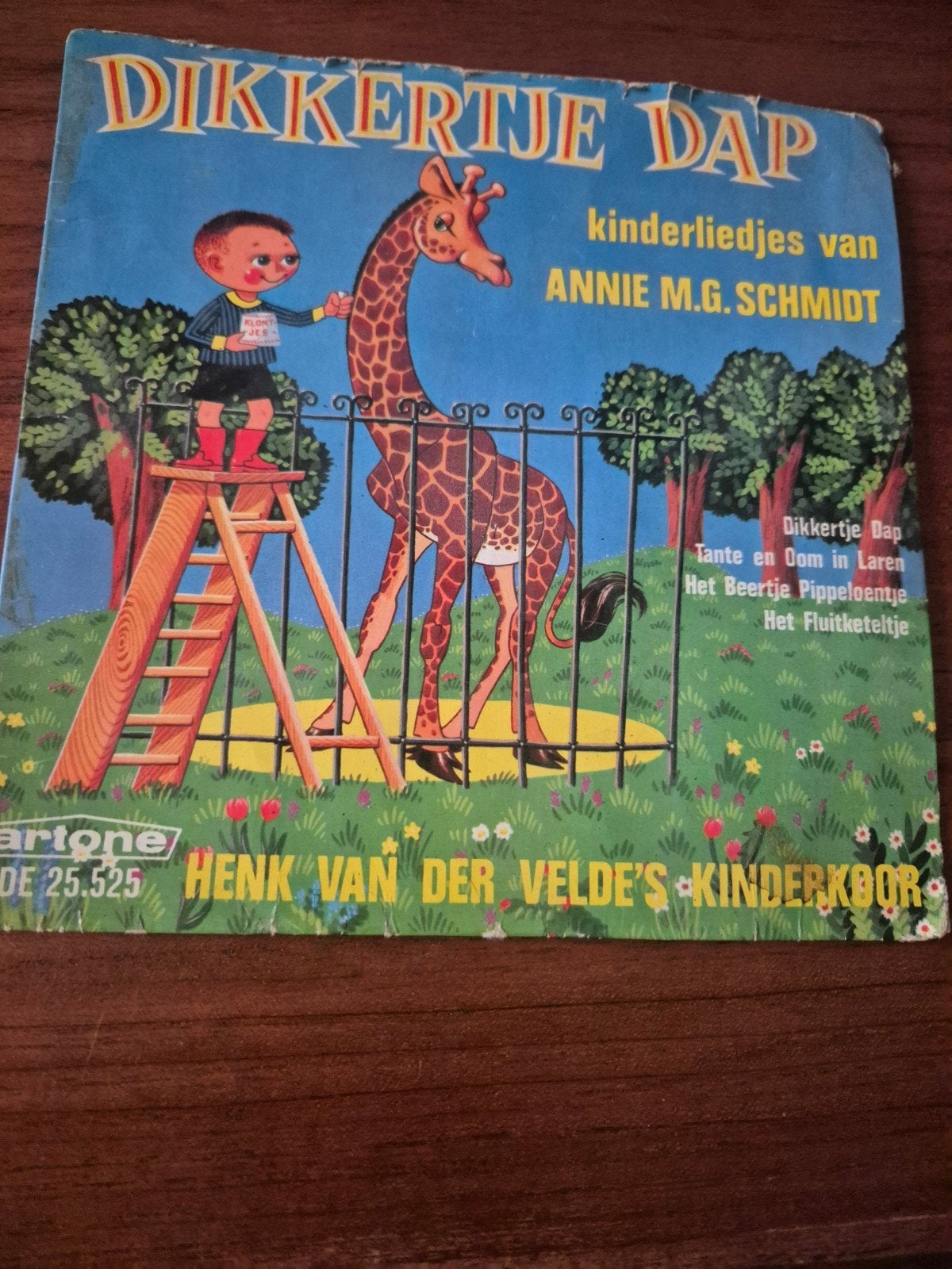 Dikkertje Dap Kinderliedjes - Annie M.G. Schmidt LP, Ophalen of Verzenden, Gebruikt, Muziek, 6 tot 9 jaar