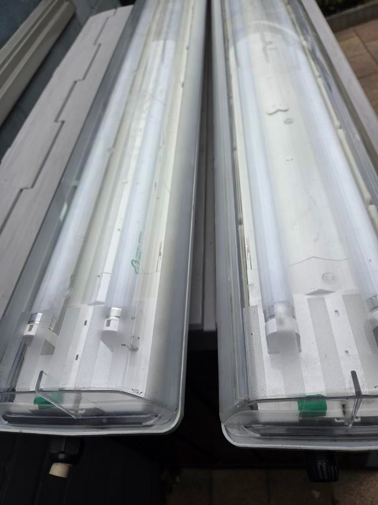 Twee Explosie bestendige TL Armaturen Osram Lumilux 58W/840, Ophalen, Gebruikt, Industrieel, Functioneel