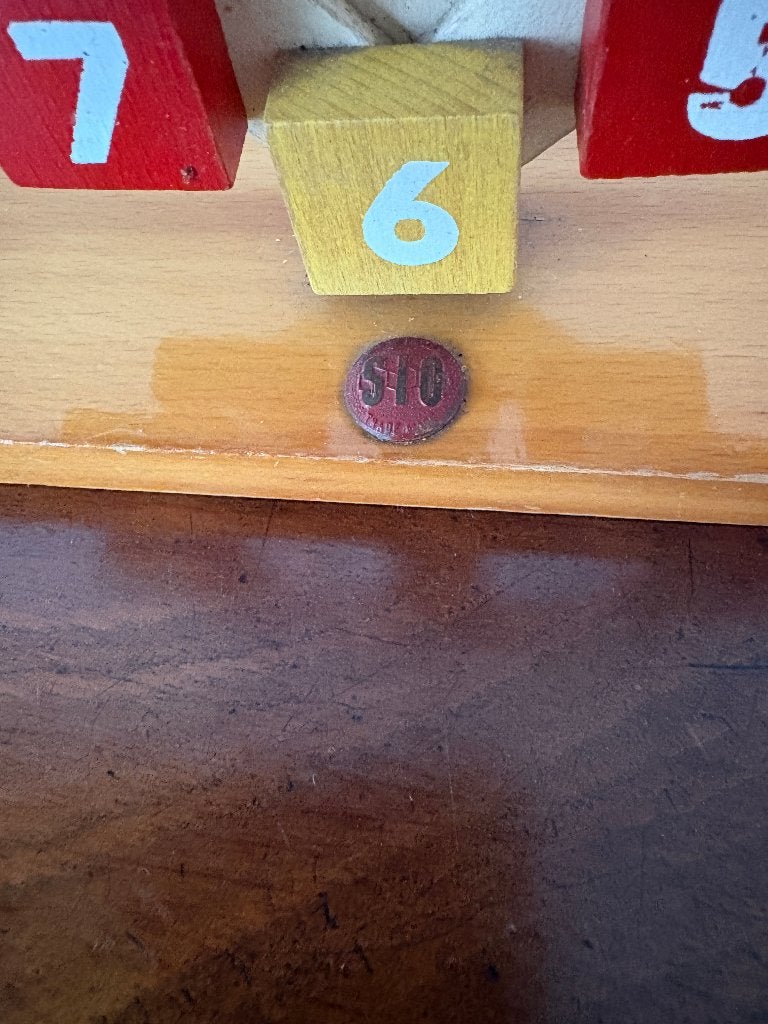 Vintage houten oefenklok of leerklok uit de jaren 70  SIO, Ophalen of Verzenden, Zo goed als nieuw, Overige typen
