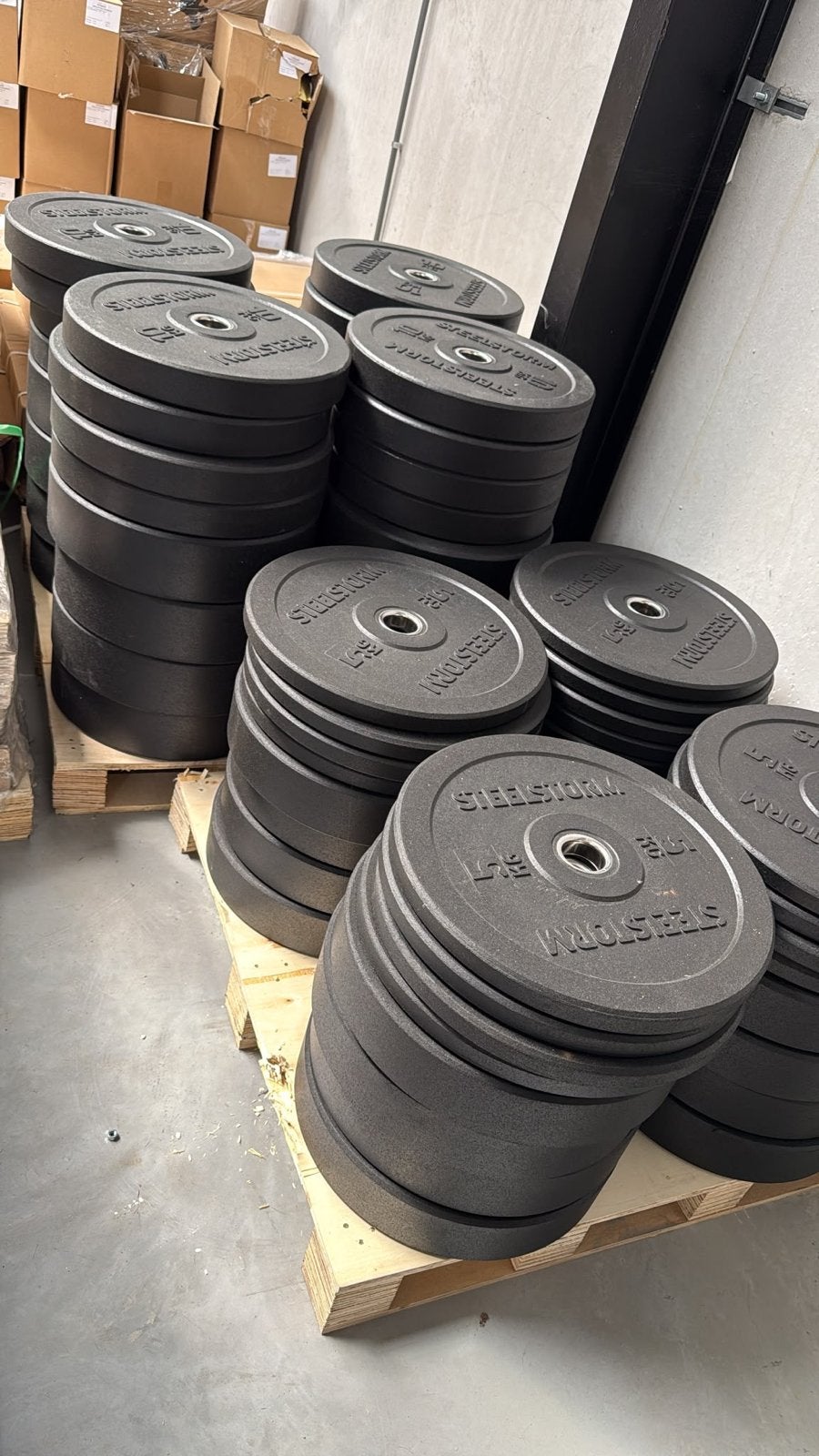 Nieuwe Bumperplates - Extra dik voor demping, Halterschijven, Onbekend, Nieuw, Ophalen of Verzenden