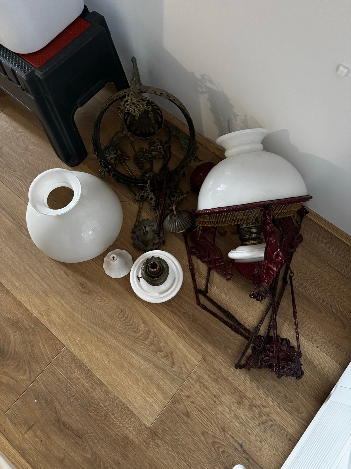 Antieke olielamp, Antiek en Kunst, Antiek | Lampen, Ophalen