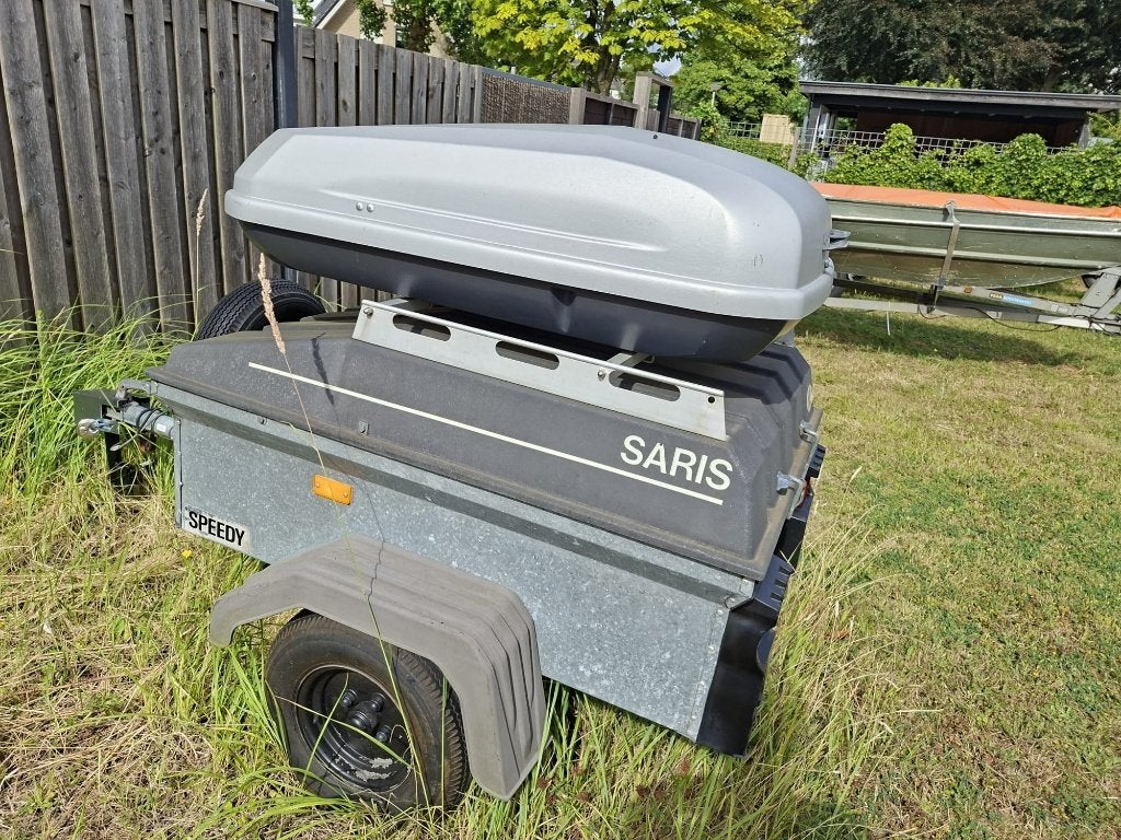 Saris speedy met dakkoffer, Auto diversen, Aanhangers en Bagagewagens, Ophalen, Gebruikt
