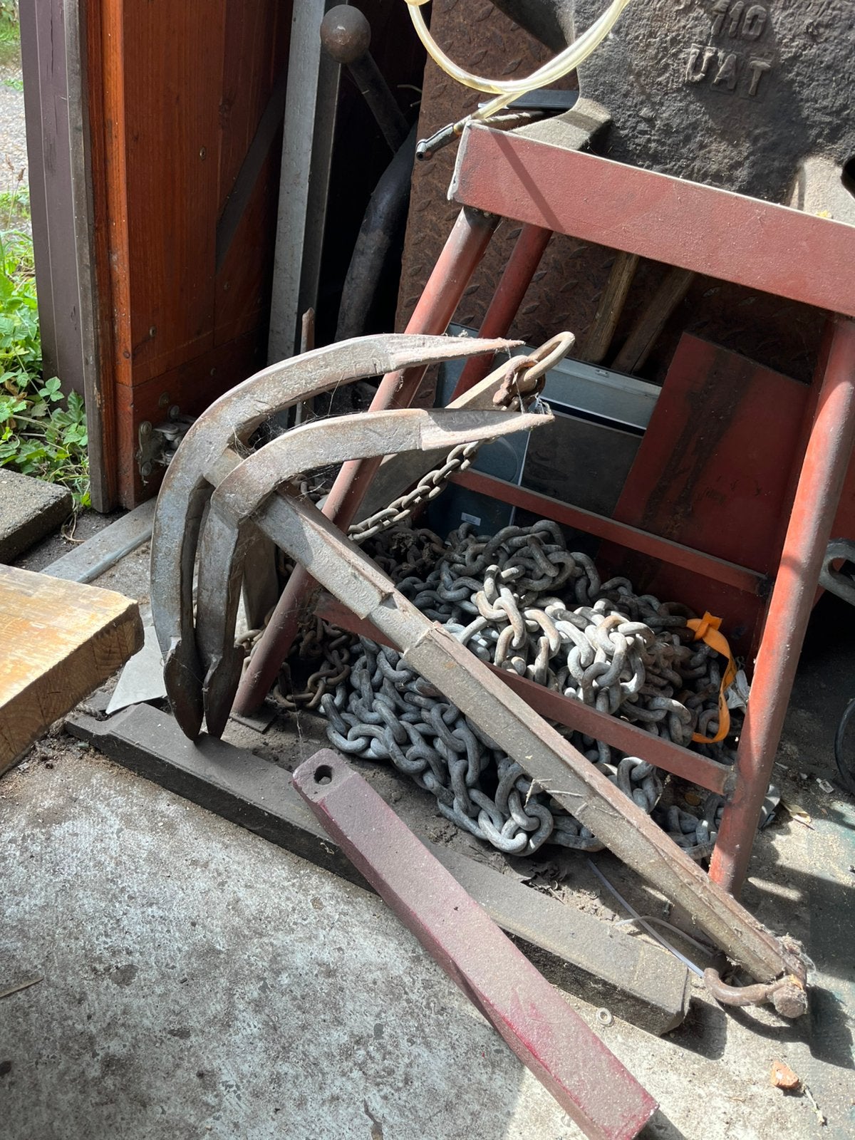 opvouwbaar dreg anker 18kg, Ophalen, Gebruikt, Overige typen