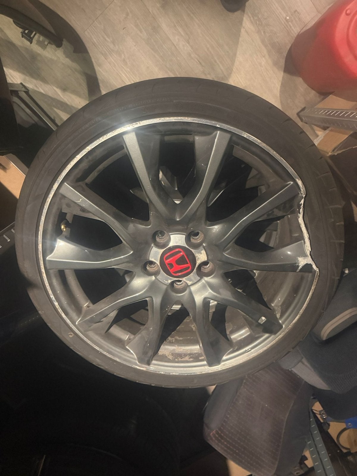 Honda mugen velgen met Yokohama banden, Ophalen, Gebruikt, Banden en Velgen, Overige maten