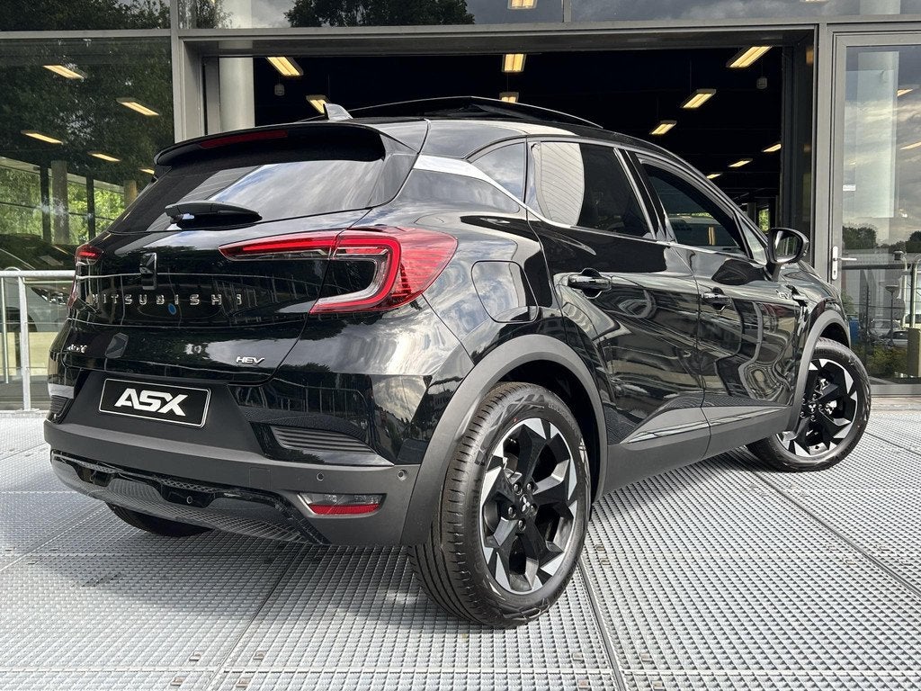 Mitsubishi ASX 1.6 HEV Instyle 143PK | DEMO | Panoramadak |, Zwart, Bedrijf, Hybride Elektrisch/Benzine, ASX