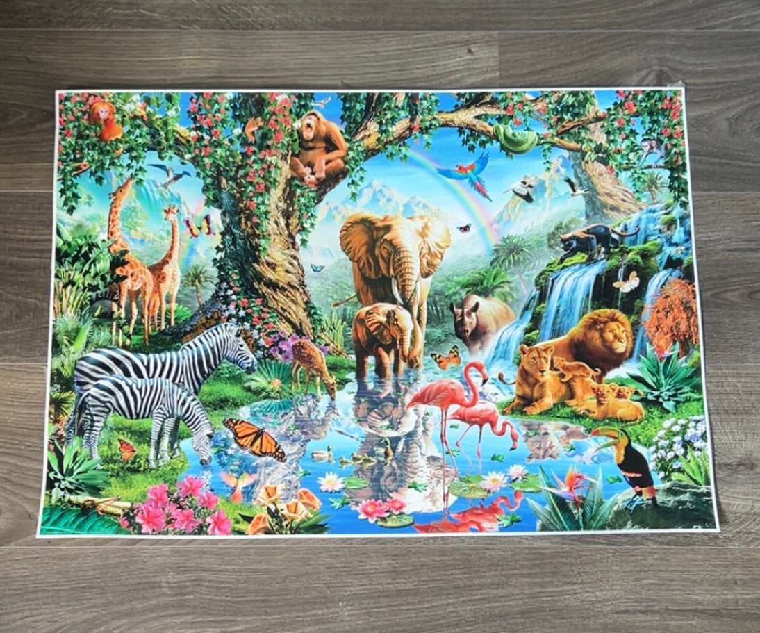 Dieren poster, Verzamelen, Posters, Ophalen, Rechthoekig Liggend, Zo goed als nieuw, A1 t/m A3