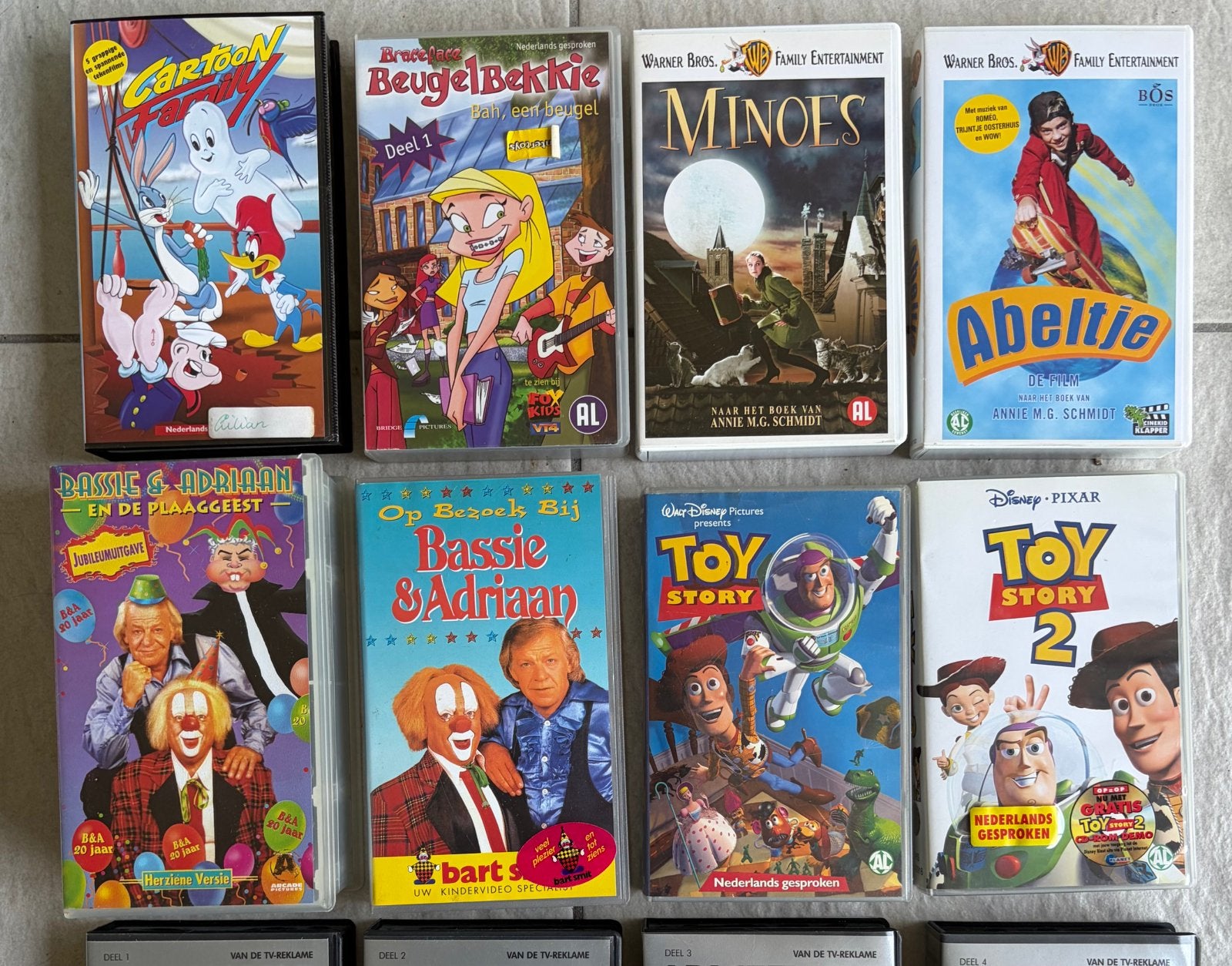 Gratis ophalen: 8x VHS - NL kinderfilms, o.a. Disney, Ophalen, Gebruikt, VHS