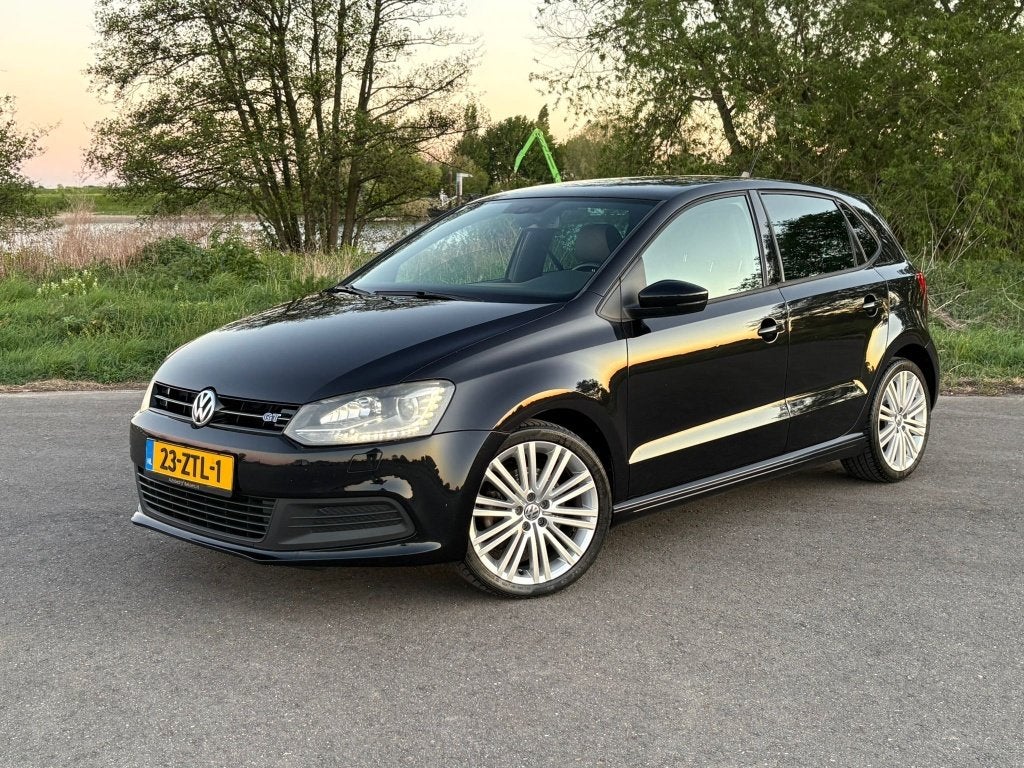 Volkswagen Polo 1.4 TSI 5DRS BlueGT NIEUWE DISTRIBUTIE Leder, Voorwielaandrijving, Euro 5, 4 cilinders, Automatische klimaatregeling