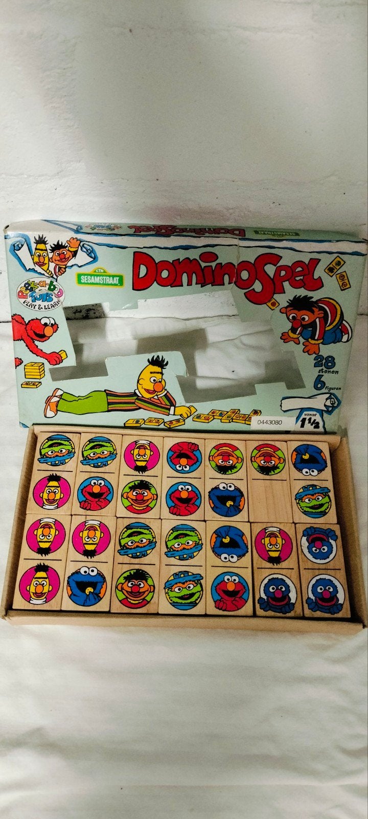 Sesamstraat Dominospel - Educatief Spel voor Kinderen, Ophalen, Gebruikt, Puzzelen